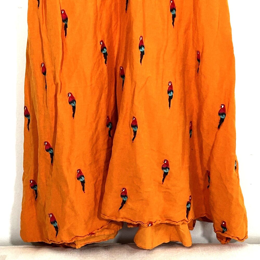 FARM Rio Orange Halter Maxi Dress with Cutouts - Picture 5 of 12